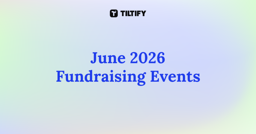 June 2026 Fundraising Events on Tiltify