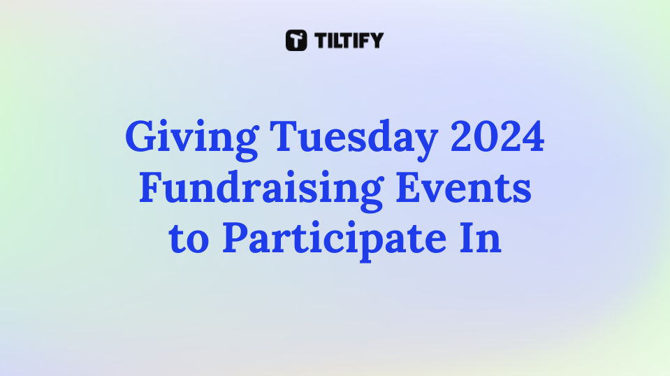 Giving Tuesday 2024