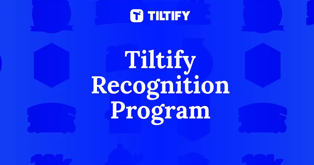 The Tiltify Recognition Program